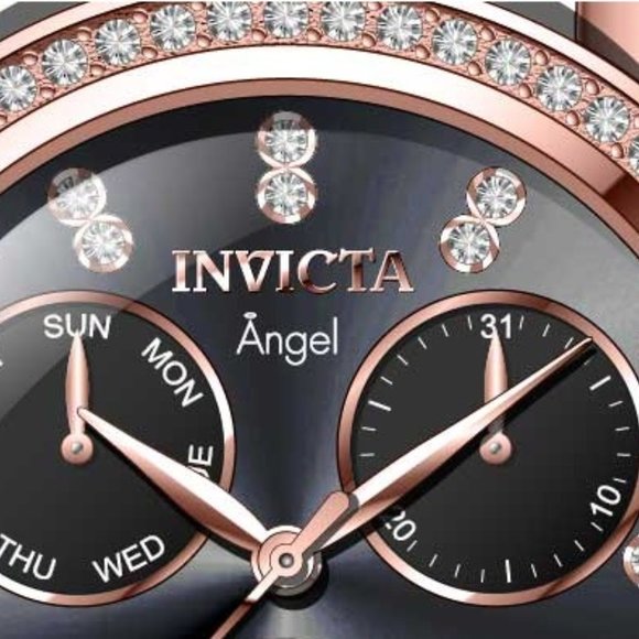 Invicta Women Angel Quartz Chronograph Black Watch main image 8